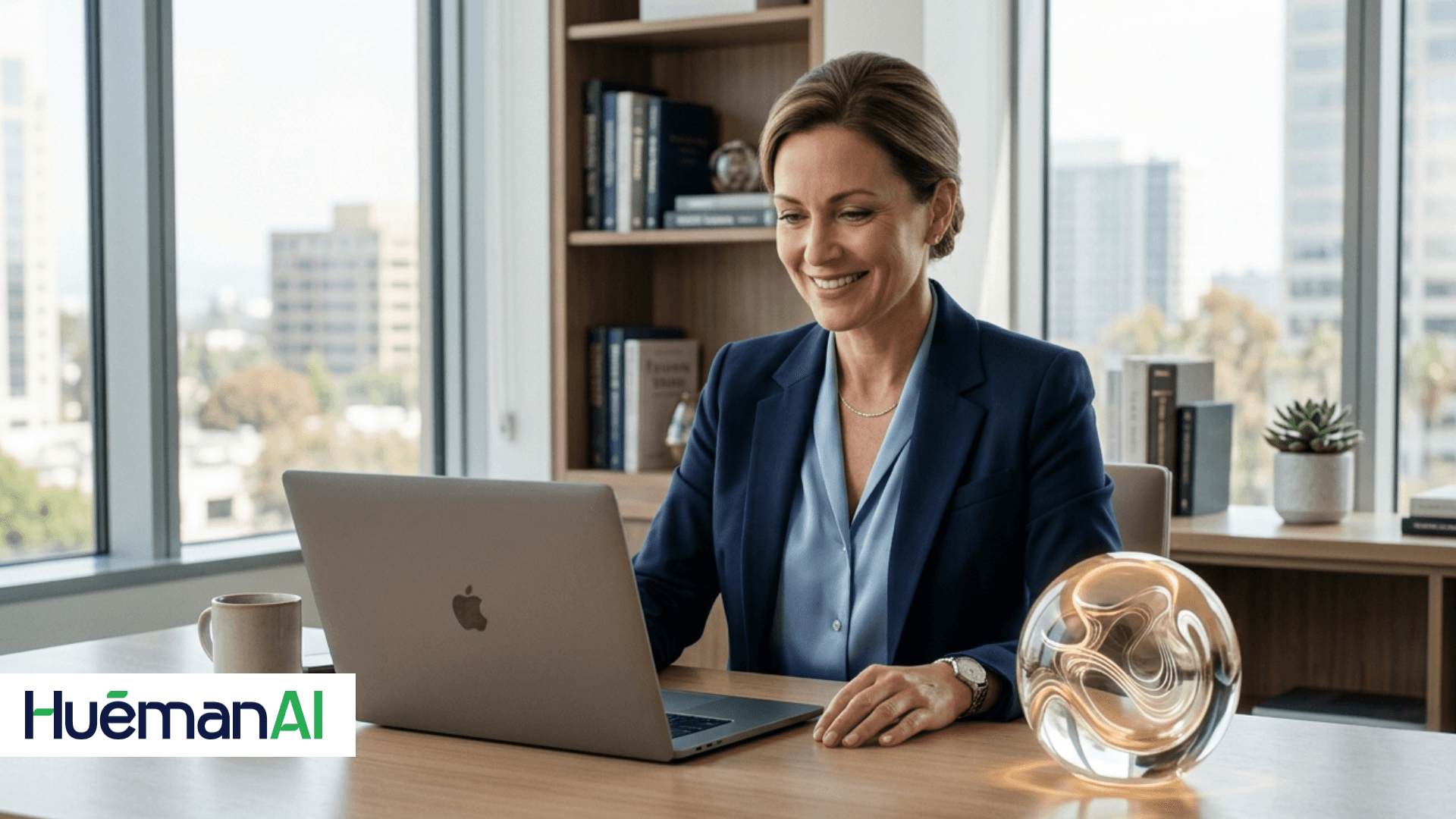 Independent hotel owner effortlessly managing hotel operations with seamless AI PMS integration