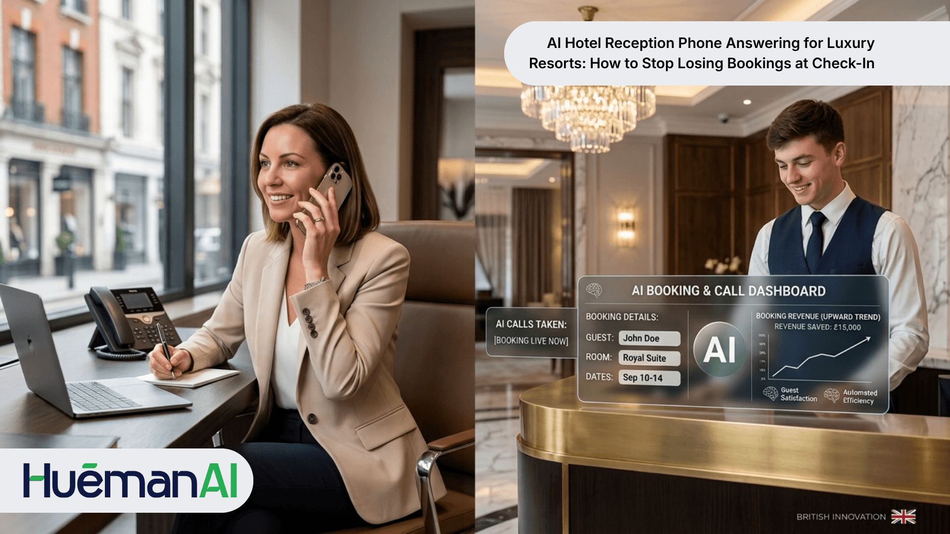 AI Hotel Reception Phone Answering for Luxury Resorts
