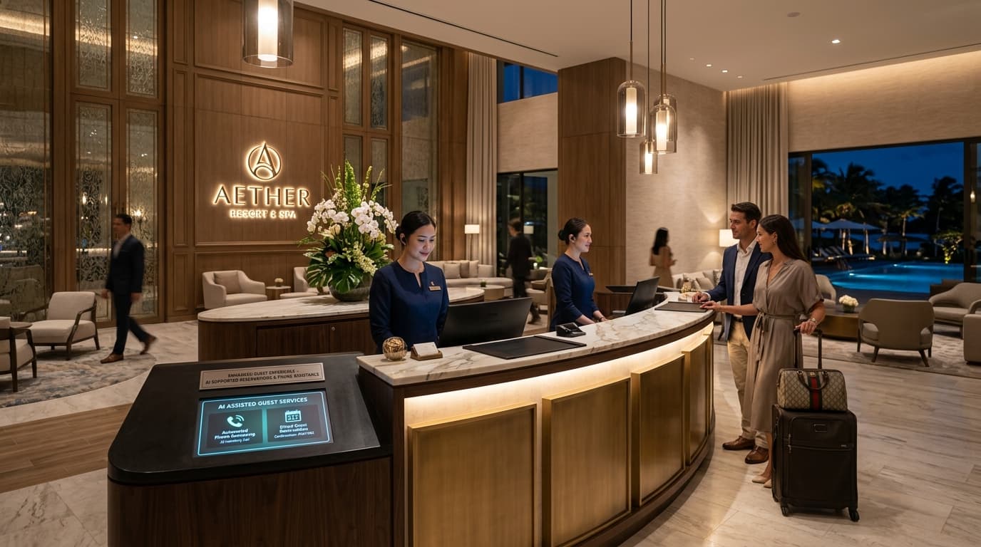 AI Hotel Reception Phone Answering for Luxury Resorts & Boutiques